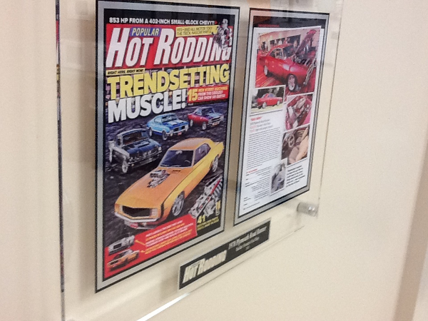New Cast Acrylic Plaques from In The News Inc.