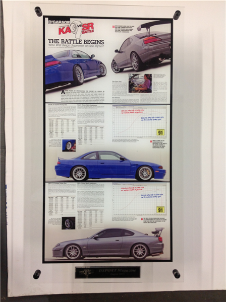 New Cast Acrylic Plaques from In The News Inc.