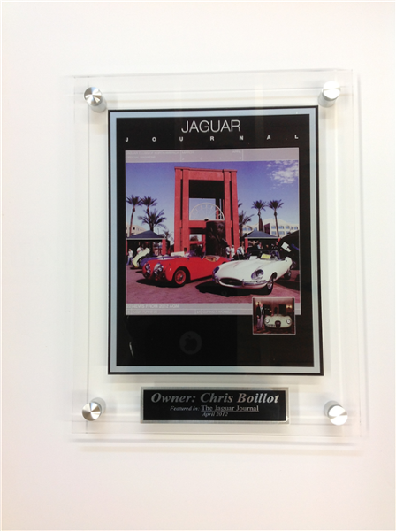 New Cast Acrylic Plaques from In The News Inc.
