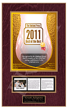 best of wall plaques, best lists plaques, best of the best plaques