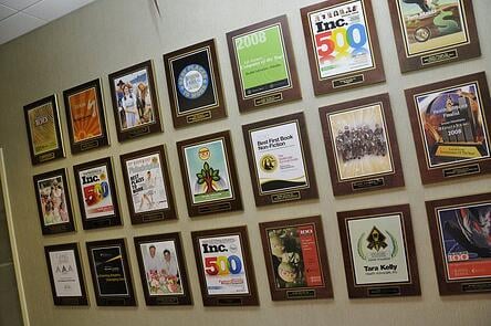 Health Advocate offices wall plaques