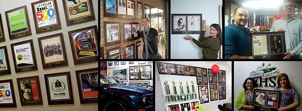 Preserve articles, custom wall plaques, visual marketing wall display