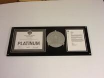 LEED certification plaque, LEED certification display