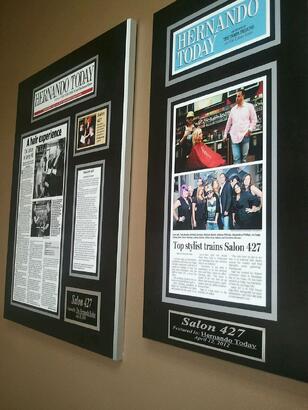 framed newspaper plaque, frame newspaper articles, custom wall plaque 