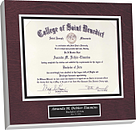 diploma plaque, mounting a diploma, preserve diploma