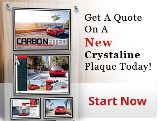 Start Your Crystaline Plaque Today!