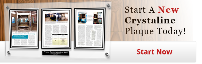 Start Your Crystaline Plaque Today!